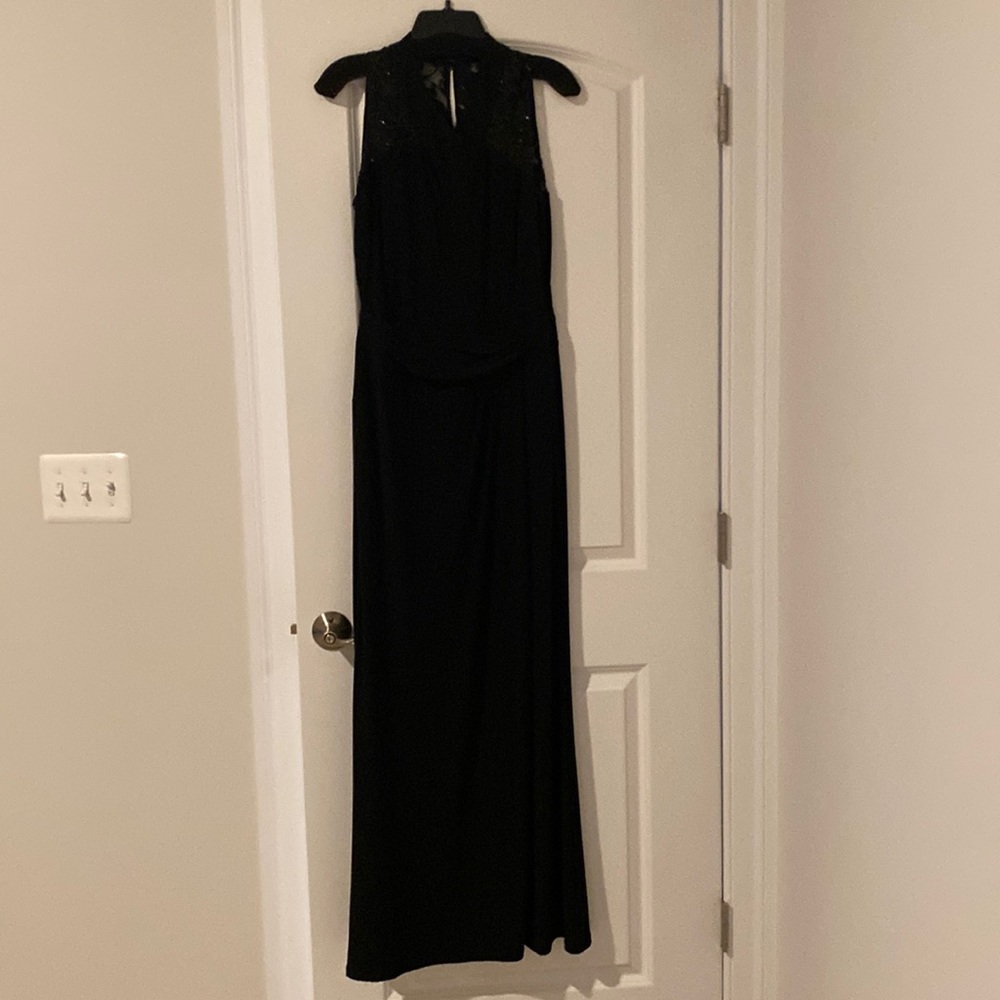 Ralph Lauren Black Formal Evening Dress -size 12